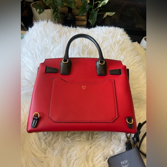 NWOT MCM Pony hair Convertable Backpack - Picture 4 of 14